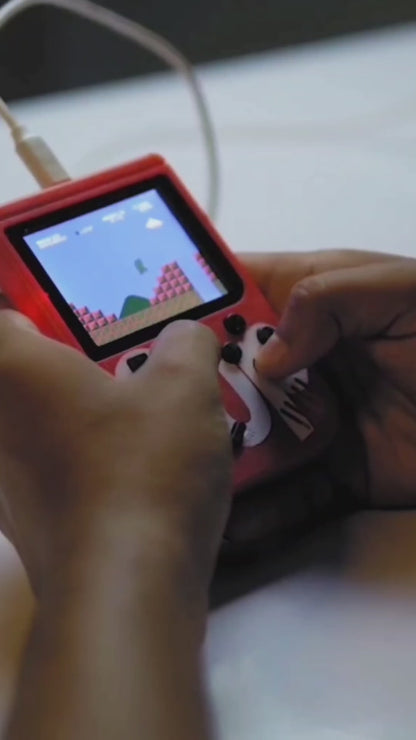 400 in 1 Handheld Mini Retro Game Box - 400 Preloaded Games, and USB Charging Cables with TV Output
