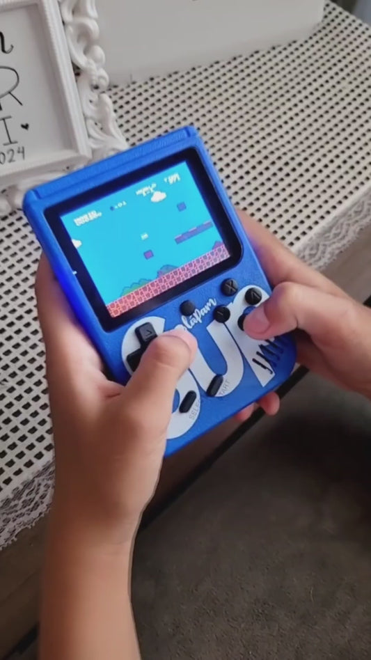 400 in 1 Handheld Mini Retro Game Box - 400 Preloaded Games, and USB Charging Cables with TV Output