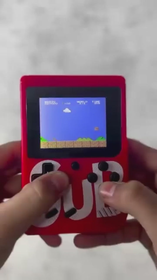 400 in 1 Handheld Mini Retro Game Box - 400 Preloaded Games, and USB Charging Cables with TV Output